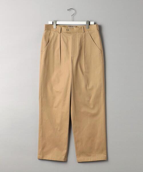 Thingless(シングレス)の「<Thingless> H/T 1PLEAT WIDE PANTS/パンツ(チノパンツ・メンズ・ベージュ/オリーブ・S/M/L)」の16枚目の写真