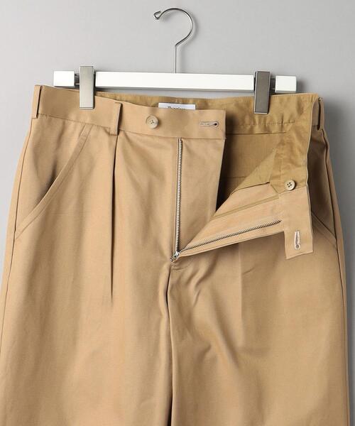 Thingless(シングレス)の「<Thingless> H/T 1PLEAT WIDE PANTS/パンツ(チノパンツ・メンズ・ベージュ/オリーブ・S/M/L)」の18枚目の写真