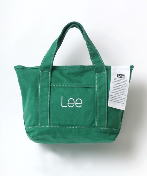Lee(リー)の「Lee/リー ビビットカラー キャンバス Sトートバック(トートバッグ・レディース・ブラック/レッド/オフホワイト/グリーン・FREE)」の1枚目の写真