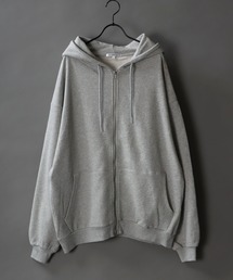 Big silhouette full zip sweat hoodie / ビッグシルエット フルジップ スウェット フーディ/パーカー