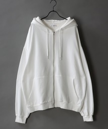 Big silhouette full zip sweat hoodie / ビッグシルエット フルジップ スウェット フーディ/パーカー