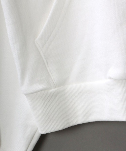 SITRY（シトリー）の「Big silhouette full zip sweat hoodie / ビッグシルエット フルジップ スウェット フーディ/パーカー（パーカー・メンズ・ブラック/グリーン/ホワイト/杢グレー・M/L）」の6枚目の写真