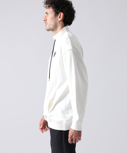 Psycho Bunny（サイコバニー）の「ハーフジップ ハイネック スウェット