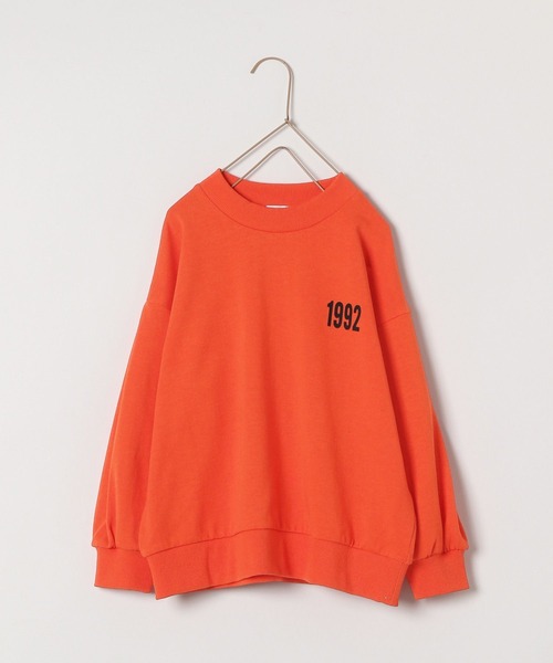 LOWRYS FARM（ローリーズファーム）の「ソデボリュームプリントプルオーバー　166926（スウェット・キッズ・ブラック/オフホワイト/オレンジ・110cm/120cm/130cm/140cm/150cm）」の8枚目の写真