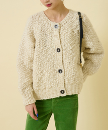 【NEPAL HAND KNIT/ネパールハンドニット】別注コンパクトカーディガン