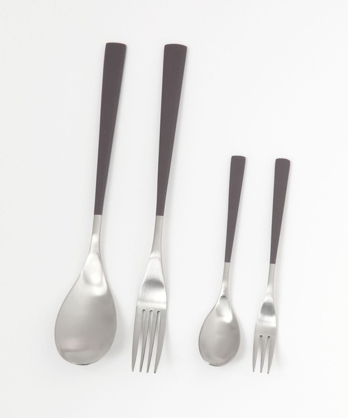 LAKOLE（ラコレ）の「スリムカトラリー4点セット / 157125（カトラリー・レディース・グレー/ホワイト/ピンク/ダークグレー/グリーン・FREE）」の3枚目の写真