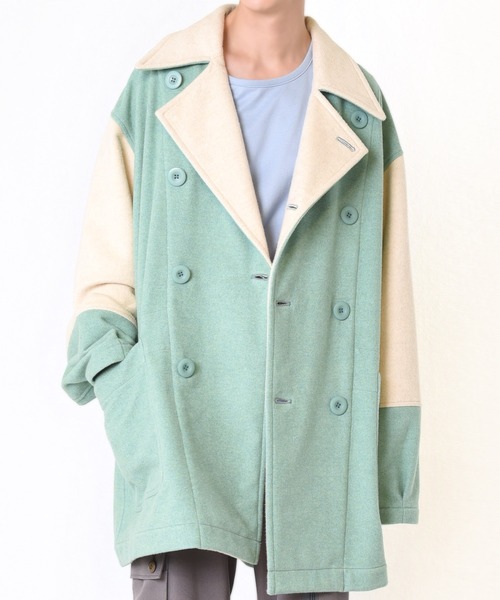 MILKBOY（ミルクボーイ）の「2TONE COAT（ピーコート・メンズ・B/A・FREE）」の5枚目の写真