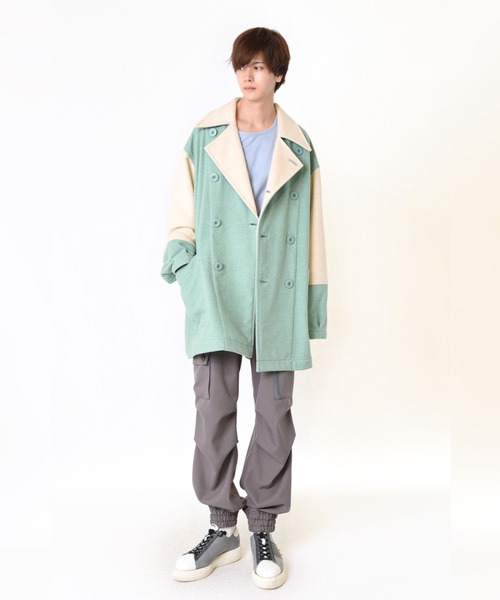 MILKBOY（ミルクボーイ）の「2TONE COAT（ピーコート・メンズ・B/A・FREE）」の14枚目の写真