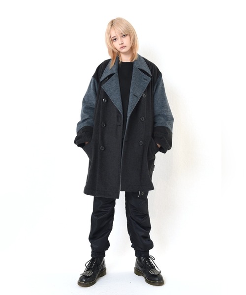 MILKBOY（ミルクボーイ）の「2TONE COAT（ピーコート・メンズ・B/A・FREE）」の11枚目の写真