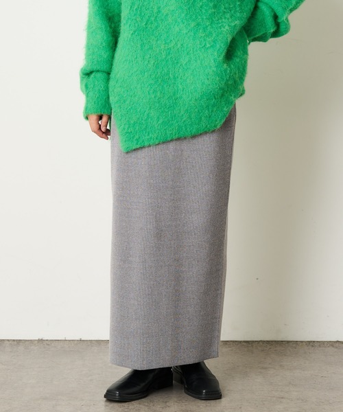 Omekashi（オメカシ）の「リブタイトスカート（スカート・レディース・ブラック/グレー/オフホワイト・FREE）」の21枚目の写真