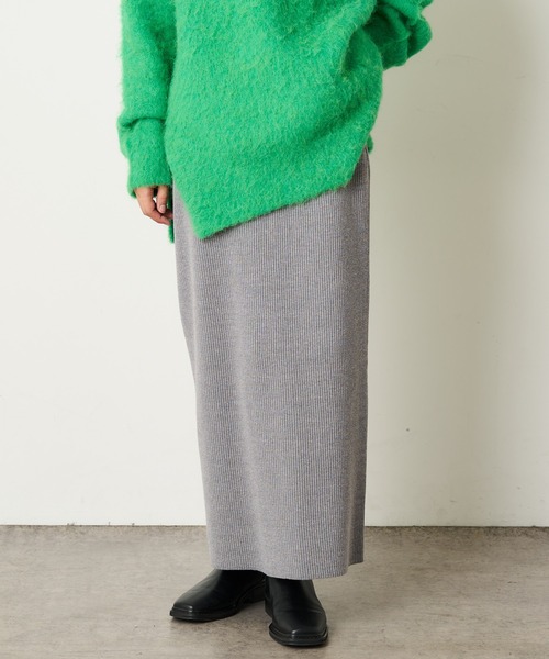 Omekashi（オメカシ）の「リブタイトスカート（スカート・レディース・ブラック/グレー/オフホワイト・FREE）」の22枚目の写真