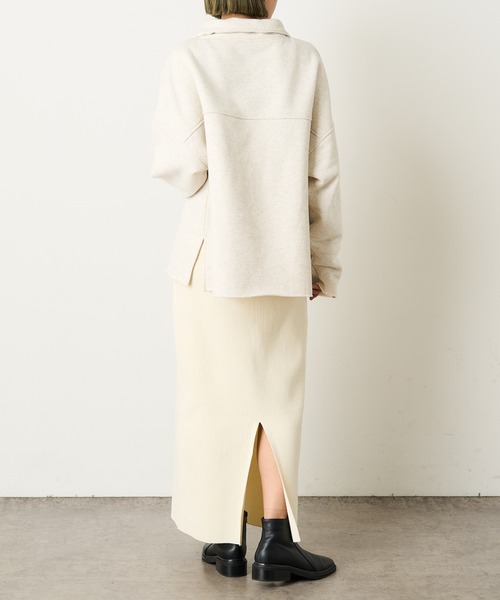 Omekashi（オメカシ）の「リブタイトスカート（スカート・レディース・ブラック/グレー/オフホワイト・FREE）」の13枚目の写真