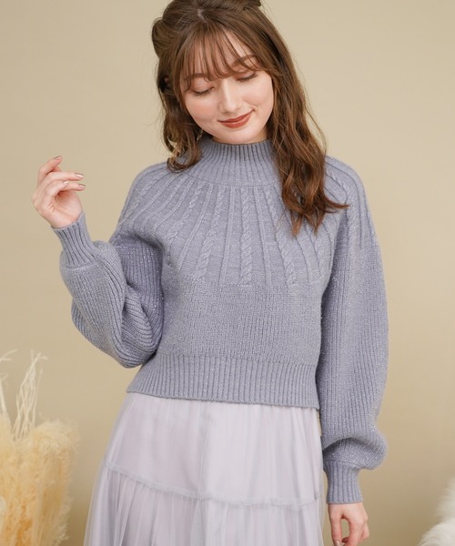 新品！ノエラ　ケーブルニット NOELA（ノエラ） ニット セーター ケーブルデザインタートルニット