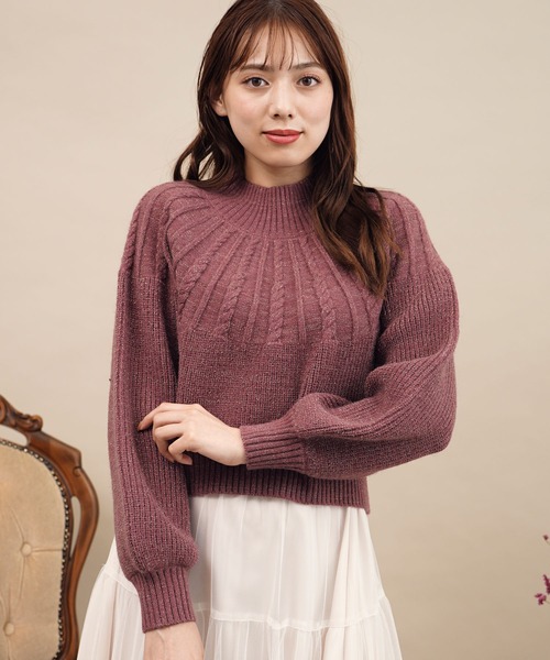 NOELA（ノエラ）の「求心ケーブル編ニット（ニット/セーター）」 - WEAR