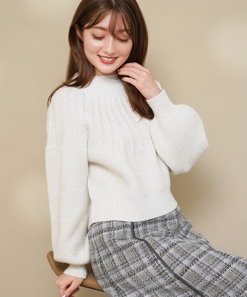 NOELA（ノエラ）の「求心ケーブル編ニット（ニット/セーター）」 - WEAR