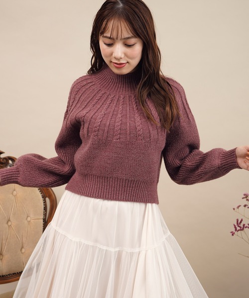 NOELA（ノエラ）の「求心ケーブル編ニット（ニット/セーター）」 - WEAR