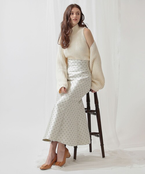 ME COUTURE（ミークチュール）の「レイヤードセットニット（ニット  