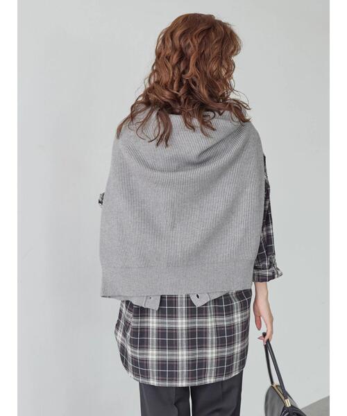 AMERICAN HOLIC(アメリカンホリック)の「バンドカラー綿ビエラシャツ(シャツ/ブラウス・レディース・ホワイト系その他7/ブラック系その他3/レッド系その他7/ブラウン系その他4・M/L)」の22枚目の写真