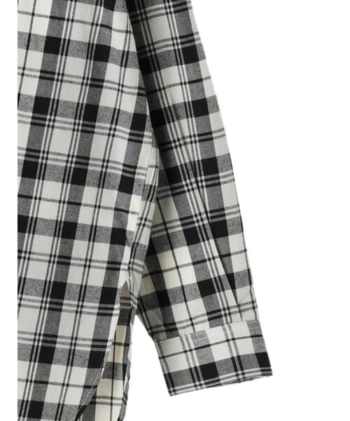 AMERICAN HOLIC(アメリカンホリック)の「バンドカラー綿ビエラシャツ(シャツ/ブラウス・レディース・ホワイト系その他7/ブラック系その他3/レッド系その他7/ブラウン系その他4・M/L)」の14枚目の写真