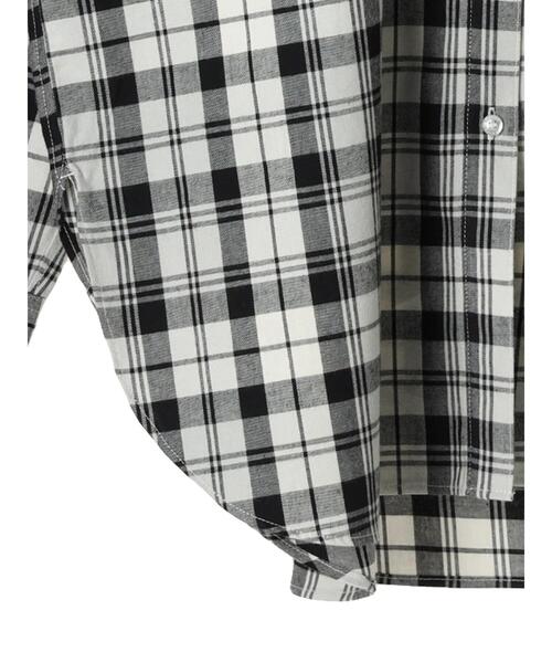 AMERICAN HOLIC(アメリカンホリック)の「バンドカラー綿ビエラシャツ(シャツ/ブラウス・レディース・ホワイト系その他7/ブラック系その他3/レッド系その他7/ブラウン系その他4・M/L)」の13枚目の写真