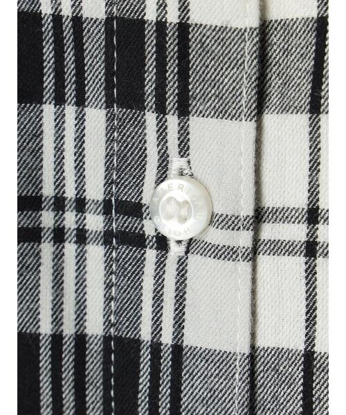 AMERICAN HOLIC(アメリカンホリック)の「バンドカラー綿ビエラシャツ(シャツ/ブラウス・レディース・ホワイト系その他7/ブラック系その他3/レッド系その他7/ブラウン系その他4・M/L)」の11枚目の写真