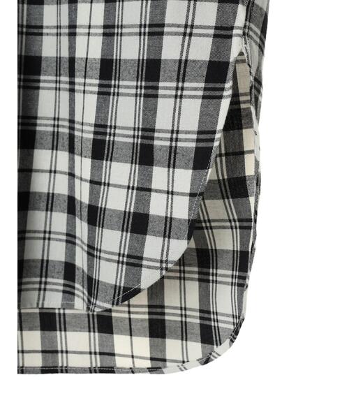 AMERICAN HOLIC(アメリカンホリック)の「バンドカラー綿ビエラシャツ(シャツ/ブラウス・レディース・ホワイト系その他7/ブラック系その他3/レッド系その他7/ブラウン系その他4・M/L)」の10枚目の写真