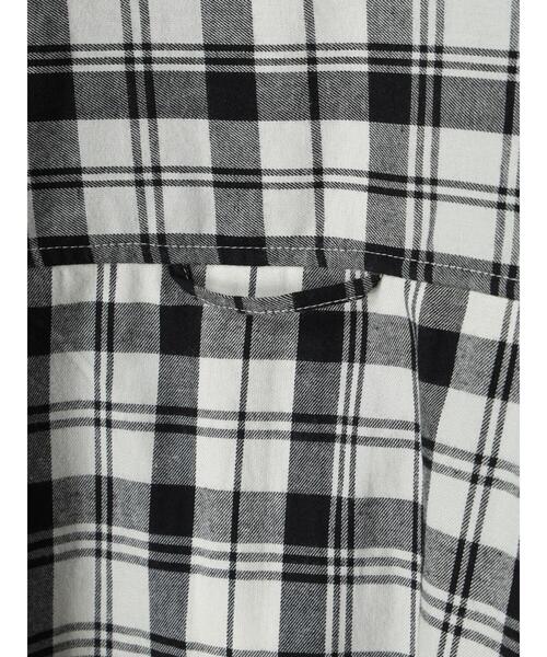 AMERICAN HOLIC(アメリカンホリック)の「バンドカラー綿ビエラシャツ(シャツ/ブラウス・レディース・ホワイト系その他7/ブラック系その他3/レッド系その他7/ブラウン系その他4・M/L)」の8枚目の写真