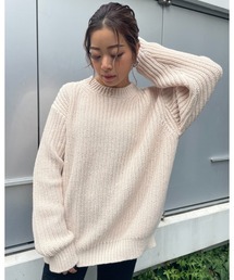 LiSeek | 【LiSeeK】ローゲージカラーニットTOP(ニット/セーター)