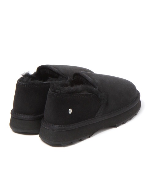 A part by（アパートバイ）の「【Emu / エミュ】sharkyReef/ファームートン（スリッポン・レディース・ベージュ系その他/ブラック・FREE）」の6枚目の写真