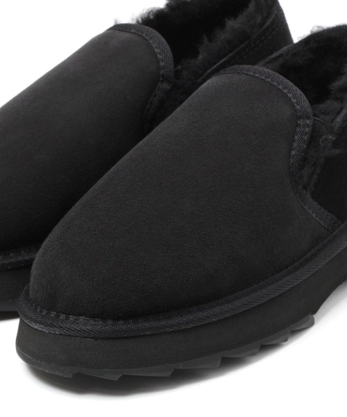 A part by（アパートバイ）の「【Emu / エミュ】sharkyReef/ファームートン（スリッポン・レディース・ベージュ系その他/ブラック・FREE）」の8枚目の写真