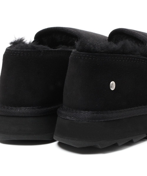 A part by（アパートバイ）の「【Emu / エミュ】sharkyReef/ファームートン（スリッポン・レディース・ベージュ系その他/ブラック・FREE）」の10枚目の写真