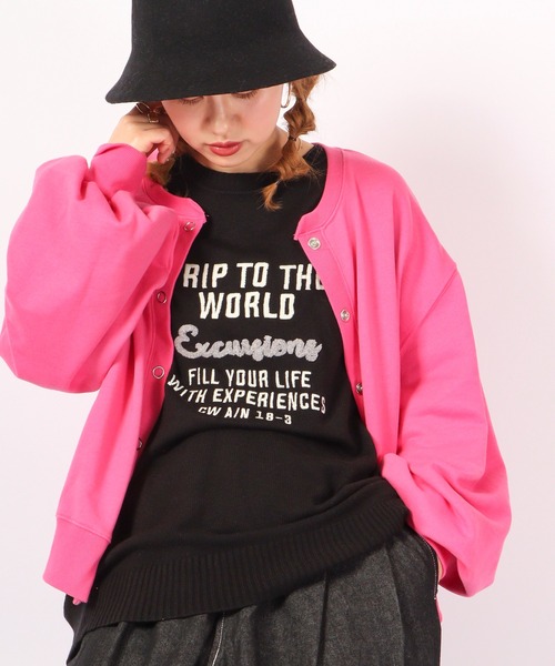 FUNALIVE(ファンアライブ)の「AMERICAN FUDGE 刺繍ニットクルーネックプルオーバー(ニット/セーター・レディース・ブラック/オフホワイト/グリーン/ボルドー/マスタード・FREE)」の19枚目の写真