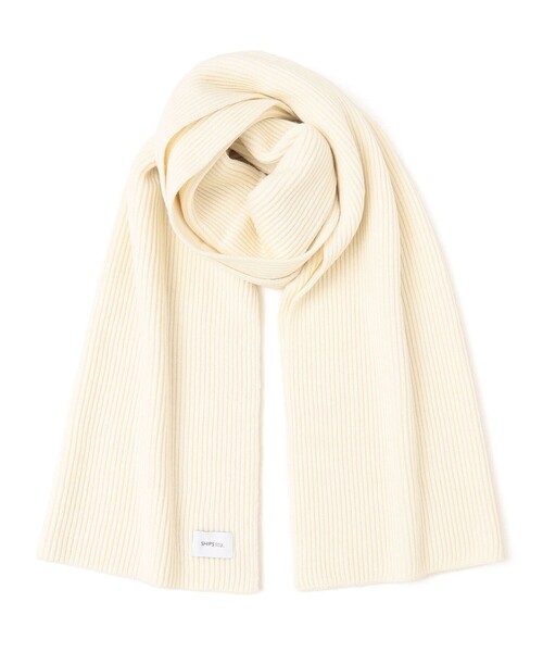 SHIPS any（シップス エニィ）の「SHIPS any: ＜手洗い可能＞アゼ編み 大判 ニット ストール（ストール/ショール・メンズ・キャメル/ブラック/ナチュラル/ネイビー・ONE SIZE）」の13枚目の写真