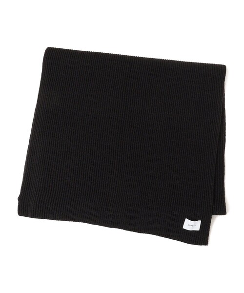 SHIPS any（シップス エニィ）の「SHIPS any: ＜手洗い可能＞アゼ編み 大判 ニット ストール（ストール/ショール・メンズ・キャメル/ブラック/ナチュラル/ネイビー・ONE SIZE）」の5枚目の写真