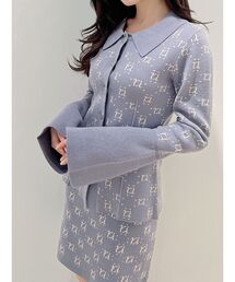 RESEXXY | モノグラムニットポロ(ニット/セーター)