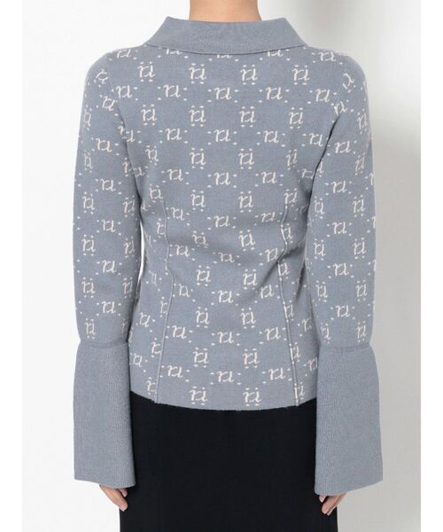 RESEXXY（リゼクシー）の「モノグラムニットポロ（ニット/セーター・レディース・アイボリー/ブラック/ブルー・FREE）」の19枚目の写真