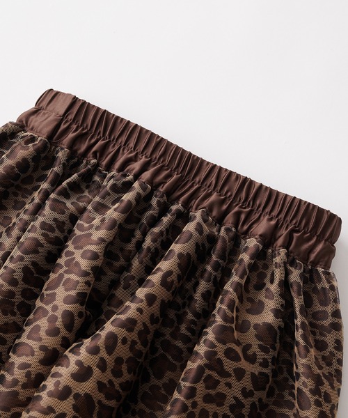 CIAOPANIC TYPY（チャオパニックティピー）の「【KIDS】レオパードチュールスカート（スカート・キッズ・ブラウン・L/XL/XXL/S/M）」の8枚目の写真