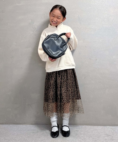 CIAOPANIC TYPY（チャオパニックティピー）の「【KIDS】レオパードチュールスカート（スカート・キッズ・ブラウン・L/XL/XXL/S/M）」の13枚目の写真