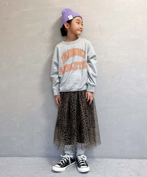 CIAOPANIC TYPY（チャオパニックティピー）の「【KIDS】レオパードチュールスカート（スカート・キッズ・ブラウン・L/XL/XXL/S/M）」の15枚目の写真