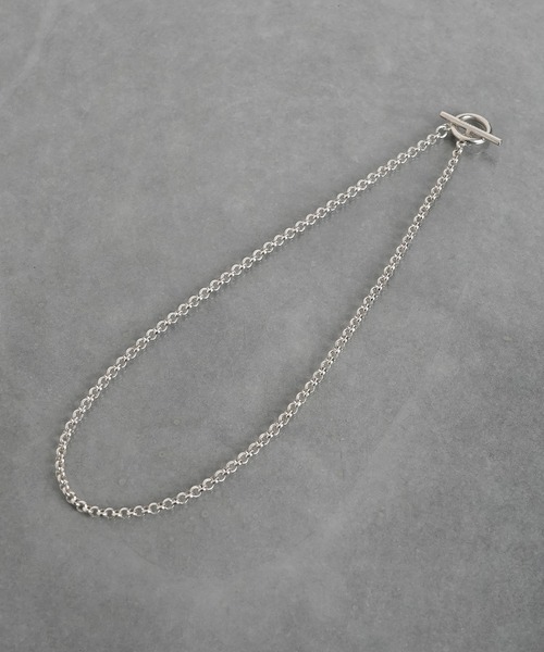 ISOLATION（アイソレーション）の「【ISOLATION / アイソレーション】〈UNISEX〉Silver925 Arc Chain Necklace / アークチェーン マンテルネックレス シルバー925（ネックレス・レディース・シルバー×ゴールド/シルバー・50㎝/41cm）」の3枚目の写真