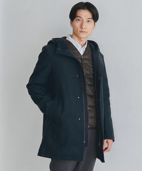 green label relaxing（グリーンレーベルリラクシング）の「メルトン フードコート（その他アウター・メンズ・モカ/ケリー/ロイヤルブルー・S/M/L/XL/XS）」の2枚目の写真