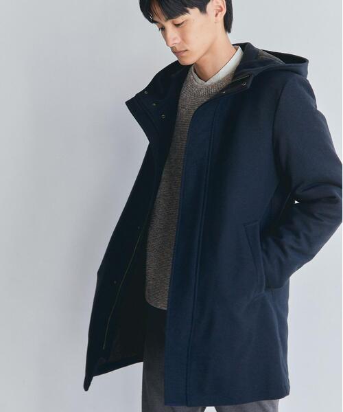 green label relaxing（グリーンレーベルリラクシング）の「メルトン フードコート（その他アウター・メンズ・モカ/ケリー/ロイヤルブルー・S/M/L/XL/XS）」の4枚目の写真