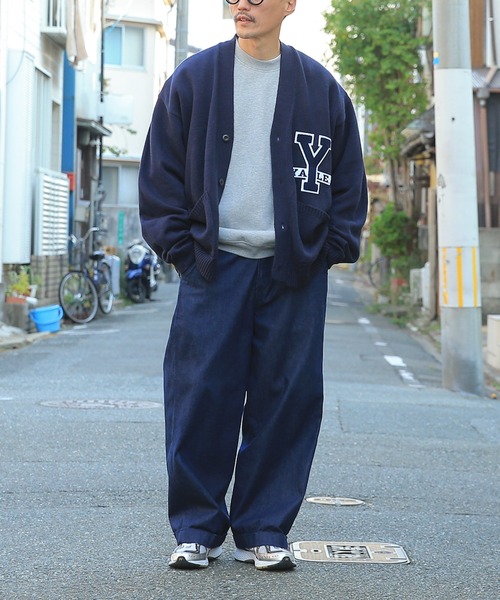 WAIPER.inc（ワイパーインク）の「YALE-066 KNIT LETTERD CARDIGAN