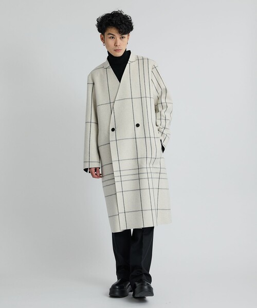 ETHOSENS(エトセンス)の「Cut off coat with Coat liner(チェスターコート・メンズ・キナリ・2/3)」の20枚目の写真