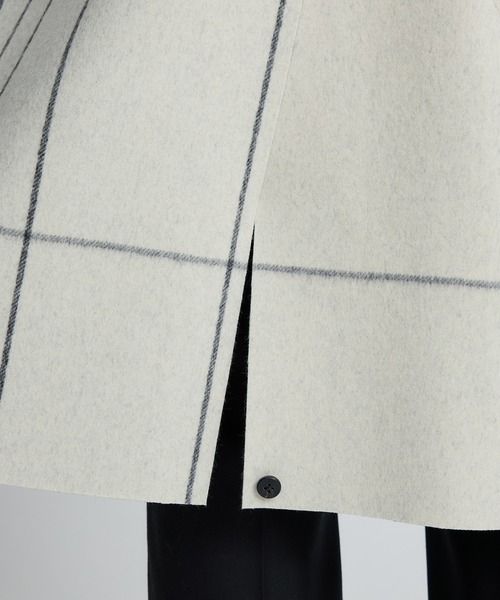 ETHOSENS(エトセンス)の「Cut off coat with Coat liner(チェスターコート・メンズ・キナリ・2/3)」の5枚目の写真