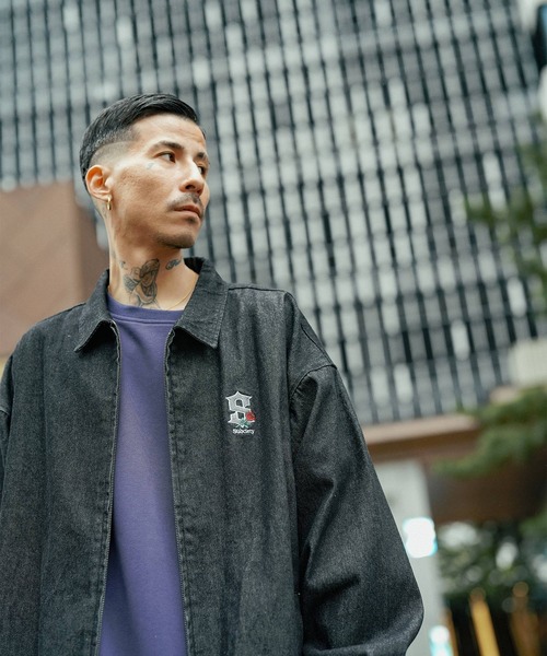 Subciety(サブサエティ)の「DENIM SWING TOP(デニムジャケット・メンズ・ブルー/ブラック・MEDIUM/X-LARGE/SMALL/LARGE)」の3枚目の写真