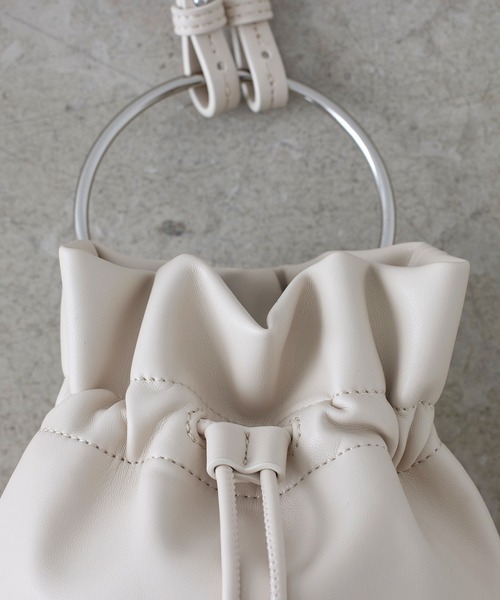 ショルダーバッグ・ポシェット [HAVEAWHALE] COTTON ECO BAG (IVORY) メタナイロンショルダー(バッグ・ポーチ)｜EVEX by KRIZIA