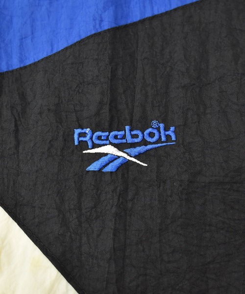Reebok（リーボック）の「【ヴィンテージ古着】90's Reebok / リーボック ロゴ刺繍 フルジップ ナイロンジャケット（ナイロンジャケット・メンズ・ブラック・X-LARGE）」の11枚目の写真