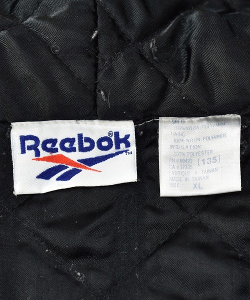 Reebok（リーボック）の「【ヴィンテージ古着】90's Reebok / リーボック ロゴ刺繍 フルジップ ナイロンジャケット（ナイロンジャケット・メンズ・ブラック・X-LARGE）」の8枚目の写真