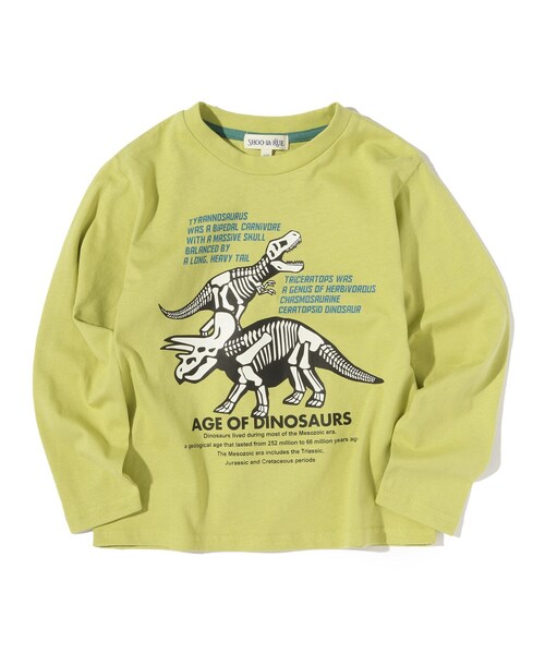 SHOO・LA・RUE（シューラルー）の「◆【110-140cm】BOYSアソートロンT（Tシャツ/カットソー・キッズ・アイボリー/ブルー/レッド系1/黄緑系・14/12/13/11）」の5枚目の写真